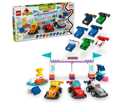 Klocki LEGO® LEGO DUPLO 10445 Bolidy i kierowcy F1